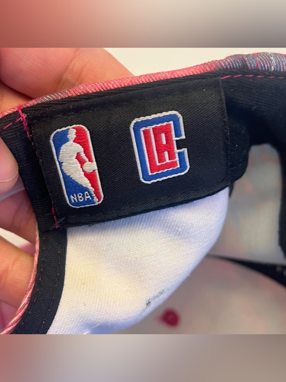 Los Angeles Clippers tie Dye Hat Cap NBA Basketball NEW ERA 9 FIFTY Snapback - Picture 6 of 7